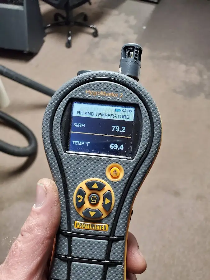 Moisture meter humidity assessment for Mold Remediation & Removal in Meridian