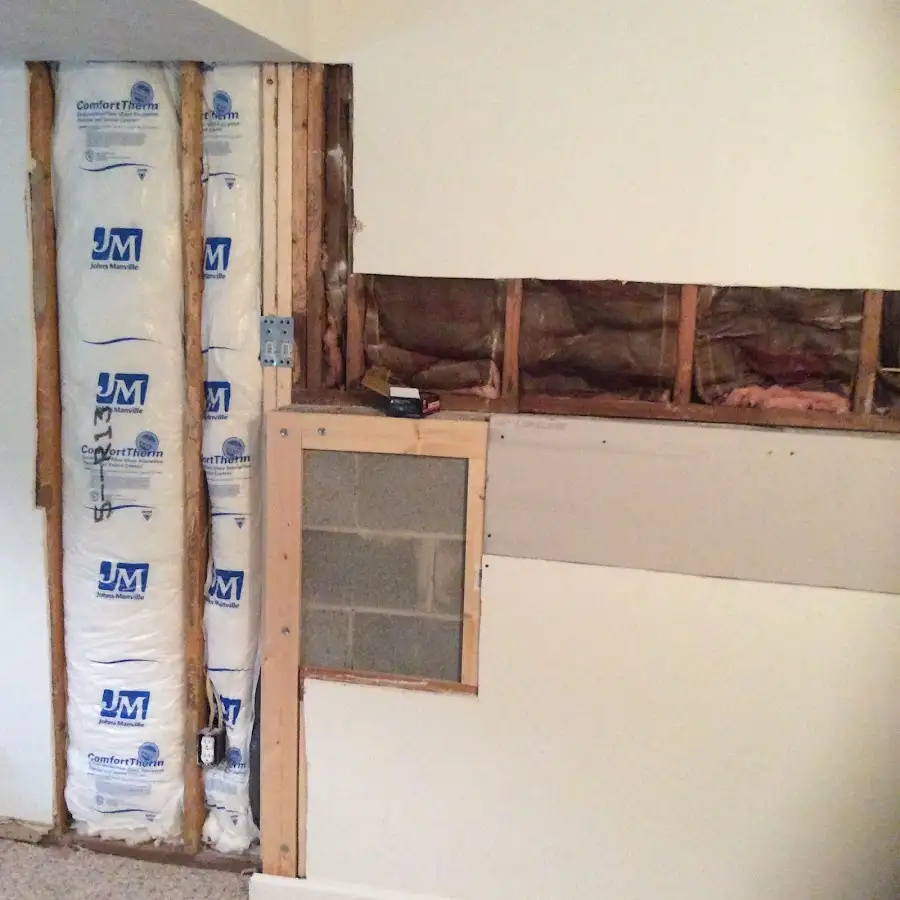 Wall insulation replacement during Odor Removal & Deodorization in Meridian